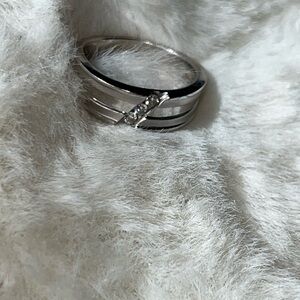14k white gold certified diamonds men’s ring